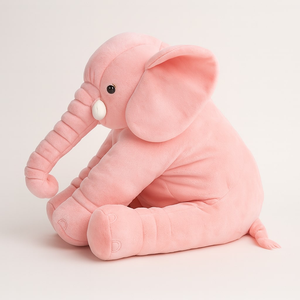 Krammedyr til børn og babyer | Plysdyr med blødt stof | MiniElefant