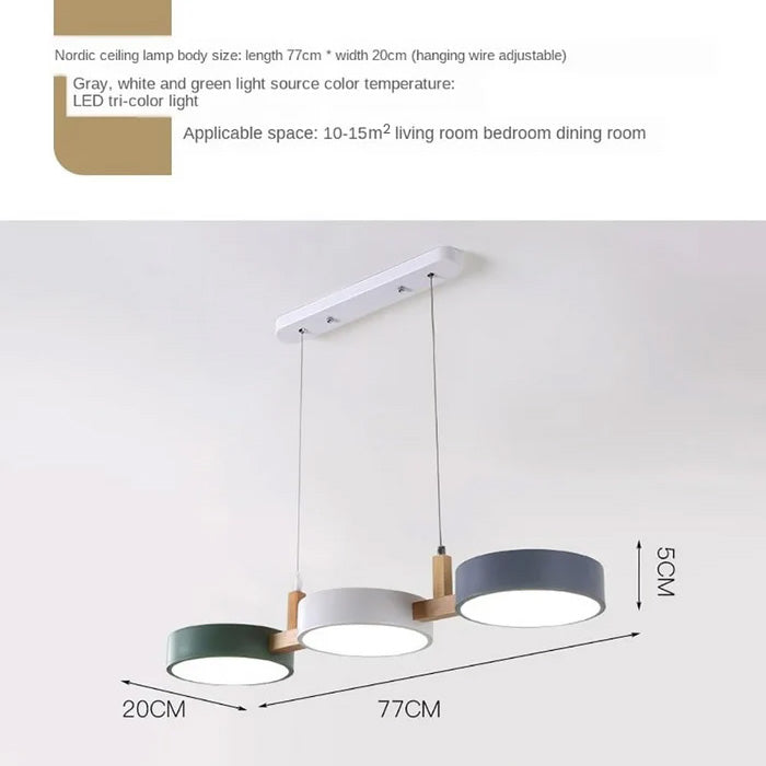 Nordisk Multi Light Flush Loftlampe til Køkken og Spisestue | Petprovac