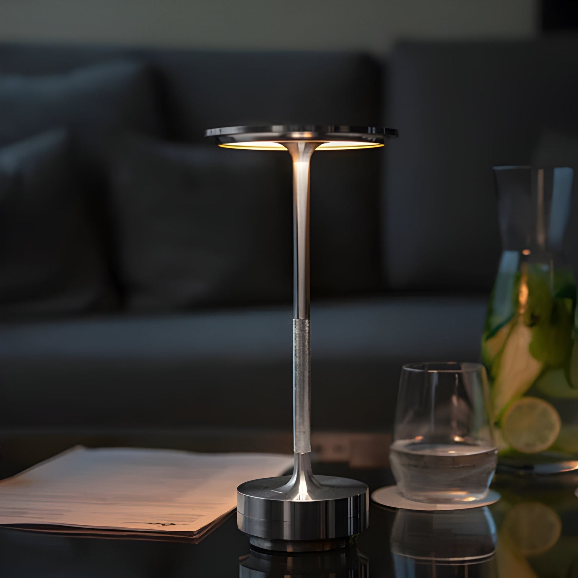 Lampe til stuen | trådløs bordlampe | bordlampe med batteri | LumaViva