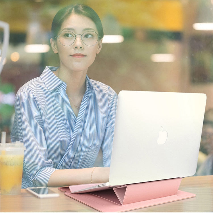 Laptop taske & Laptop stativ i 1 | Laptop sleeve & Holder | Stand taske