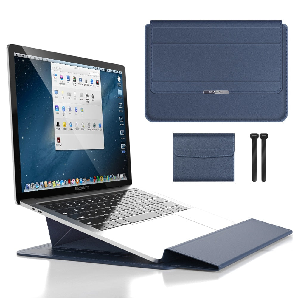 Laptop taske & Laptop stativ i 1 | Laptop sleeve & Holder | Stand taske
