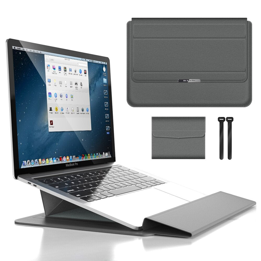 Laptop taske & Laptop stativ i 1 | Laptop sleeve & Holder | Stand taske