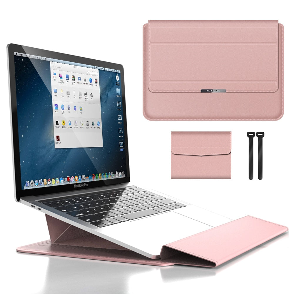 Laptop taske & Laptop stativ i 1 | Laptop sleeve & Holder | Stand taske