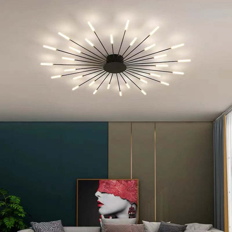 Astralis Moderne Loftkrone med LED Fyrværkeri Design