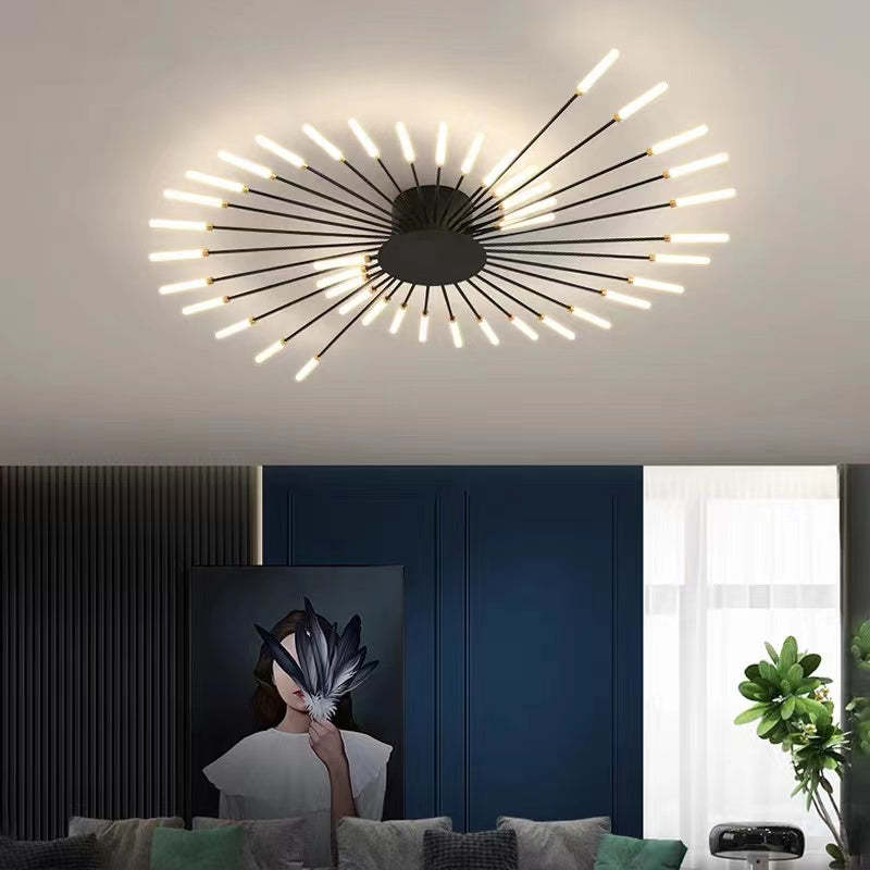 Astralis Moderne Loftkrone med LED Fyrværkeri Design
