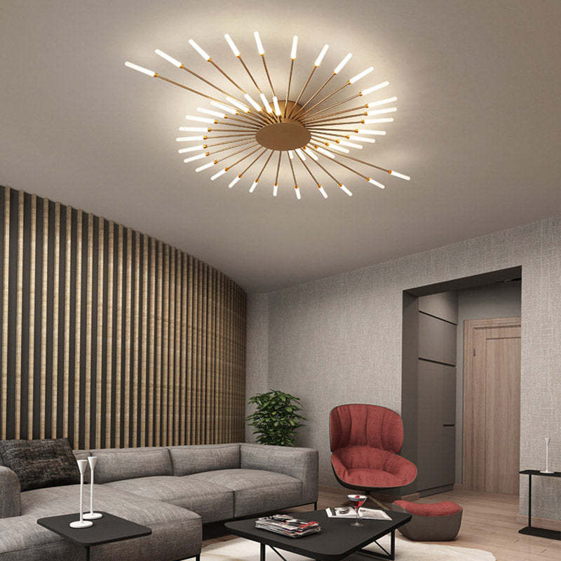 Astralis Moderne Loftkrone med LED Fyrværkeri Design