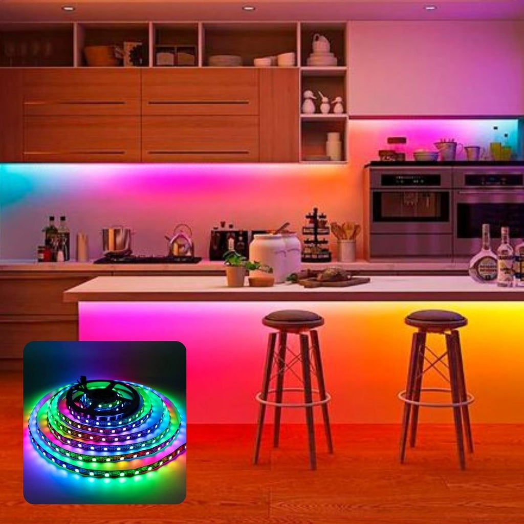 LED Strips 15 Meter | LED Strip med App & Fjernbetjening | LED Belysning | StreifLux