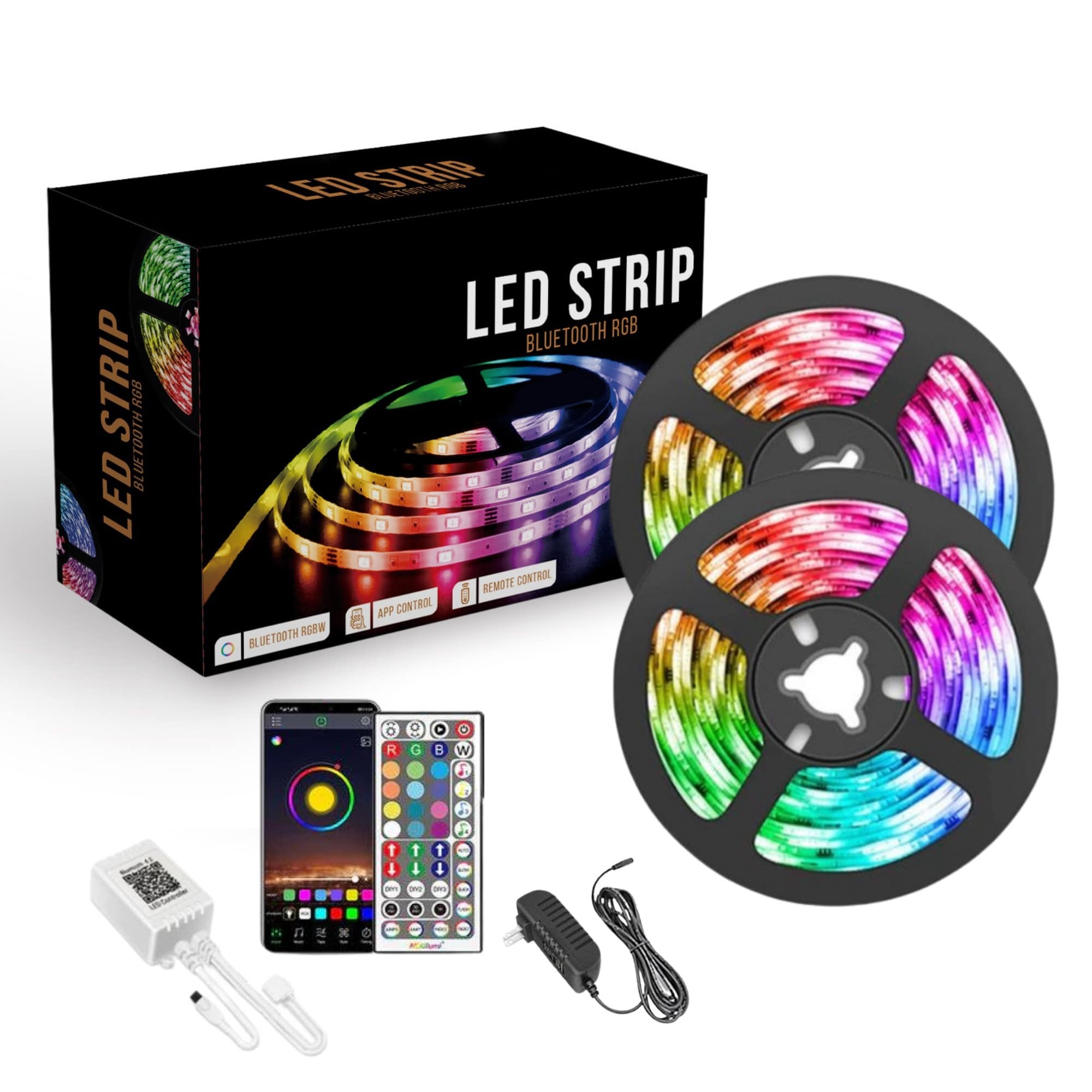 LED Strips 15 Meter | LED Strip med App & Fjernbetjening | LED Belysning | StreifLux