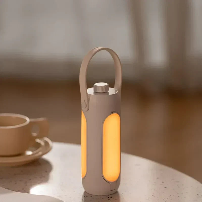 Akku Bordlampe | Udendørs Campinglampe med Powerbank | LichtHeld