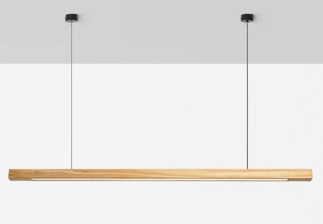 SolaraWood Højdejusterbar LED Pendellampe Til Spisestuer | Petprovac
