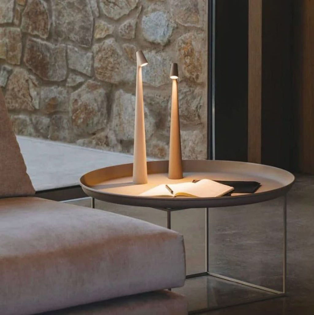 Nordisk Minimalistisk Design Stemningslys | Trådløs | LED | Læselampe | Bordlampe
