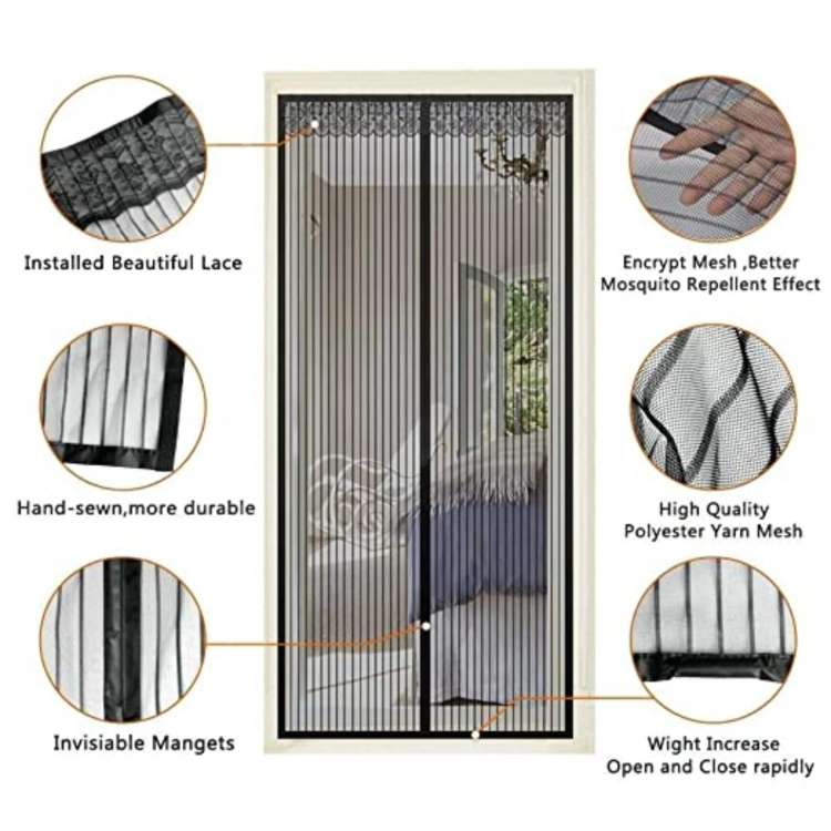 InsectGuard Magnetisk Mesh Dør til Hjem