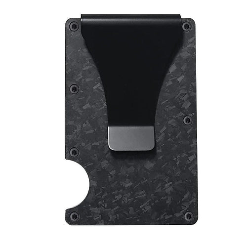Titanium Matte Cobalt Kortholder – Slank & Stilfuld RFID-pung til Mænd & Kvinder