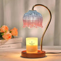 Floral Petal Stearinlys Varmere Med Minimalistisk Moderne Lampe Hjem Decor