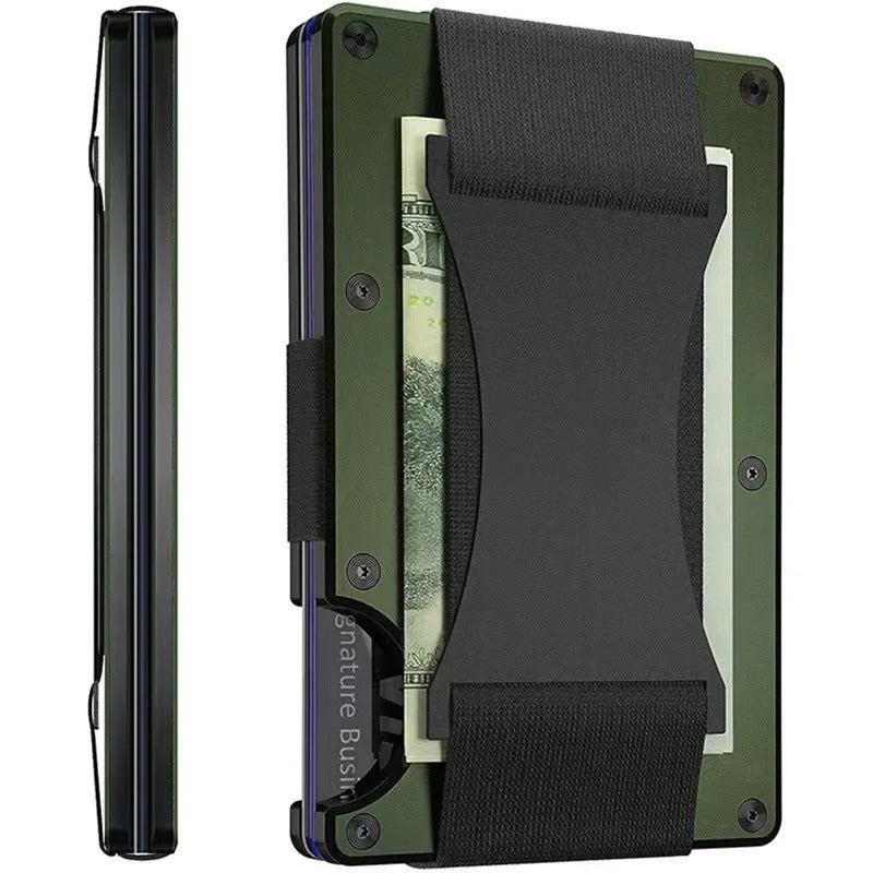 Kirrea Titanium Kortholder RFID Mat Kobalt Slank Unisex Tilbehør