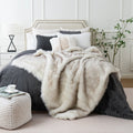 Silvara Luxe Plaid Med Faux Fur For Hyggelig Varme Og Moderne Stil