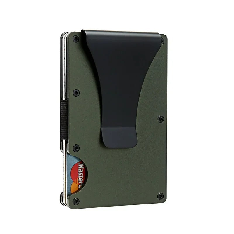 Kirrea Titanium Kortholder RFID Mat Kobalt Slank Unisex Tilbehør