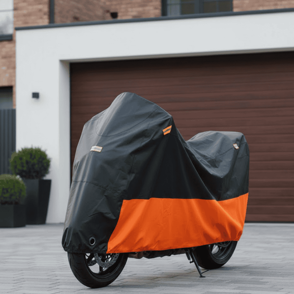 MotoShield – Universel Motorcykelovertræk med UV- & Vejrbeskyttelse