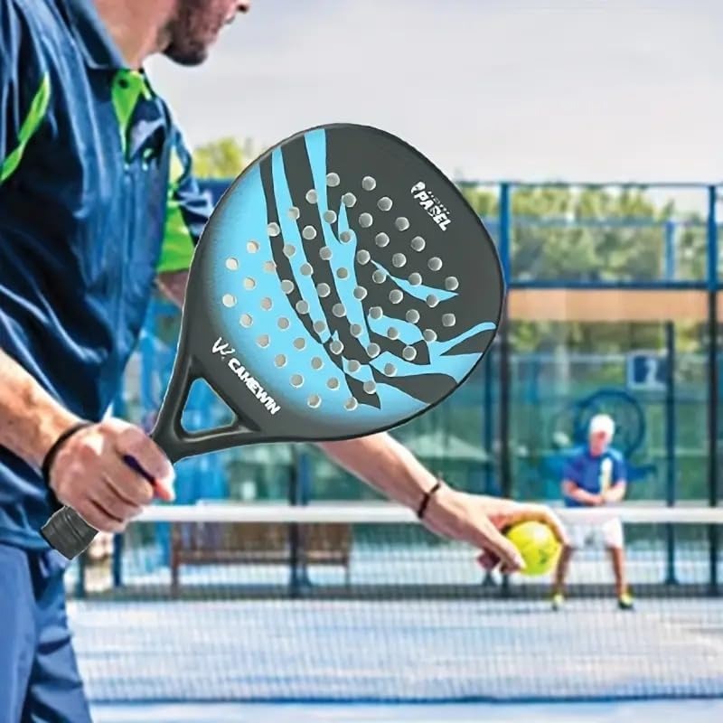 Herre Carbon Fiber Paddle Tennis Ketcher med Greb & Taske