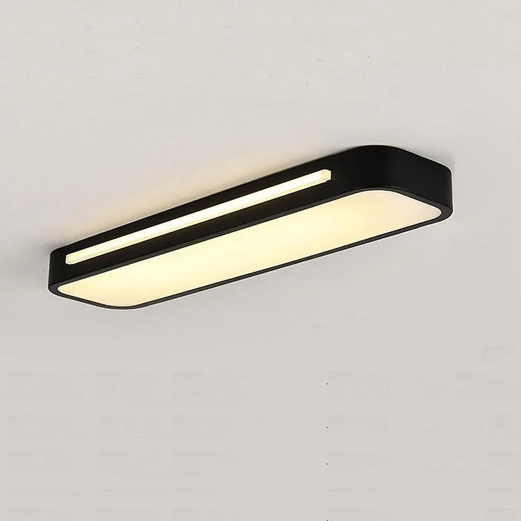 Minimalistisk Lang LED Loftlampe til Moderne Rum