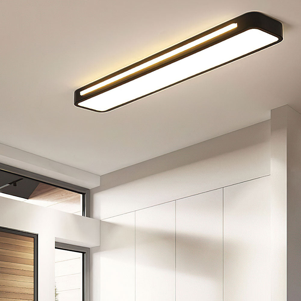 Minimalistisk Lang LED Loftlampe til Moderne Rum