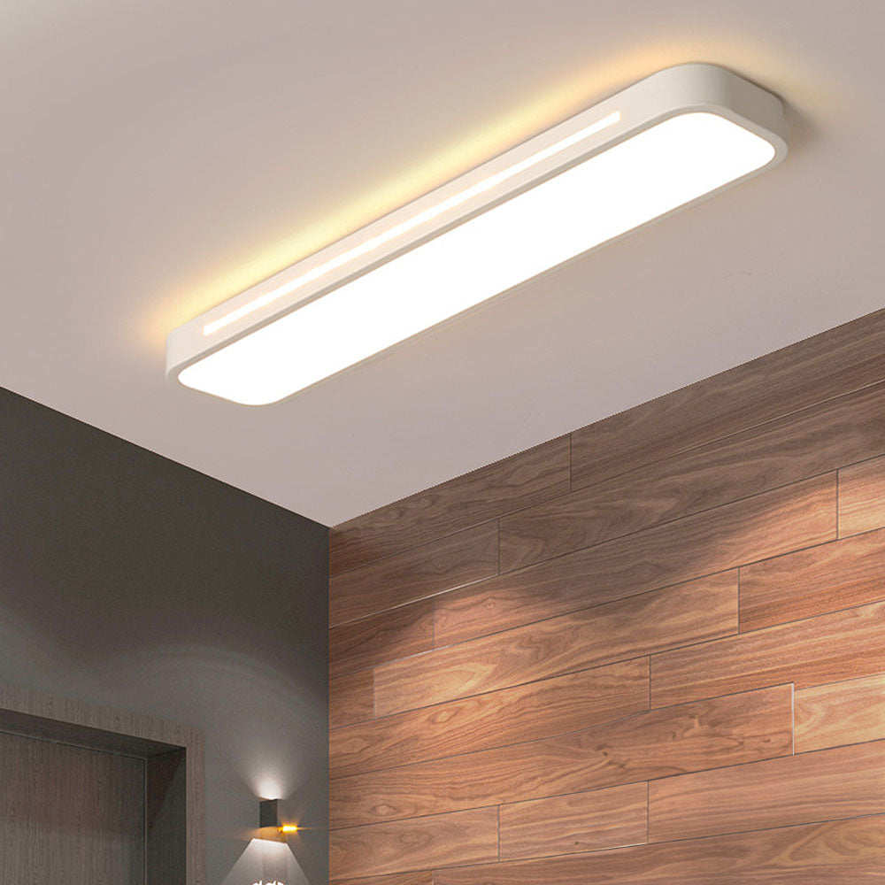 Minimalistisk Lang LED Loftlampe til Moderne Rum