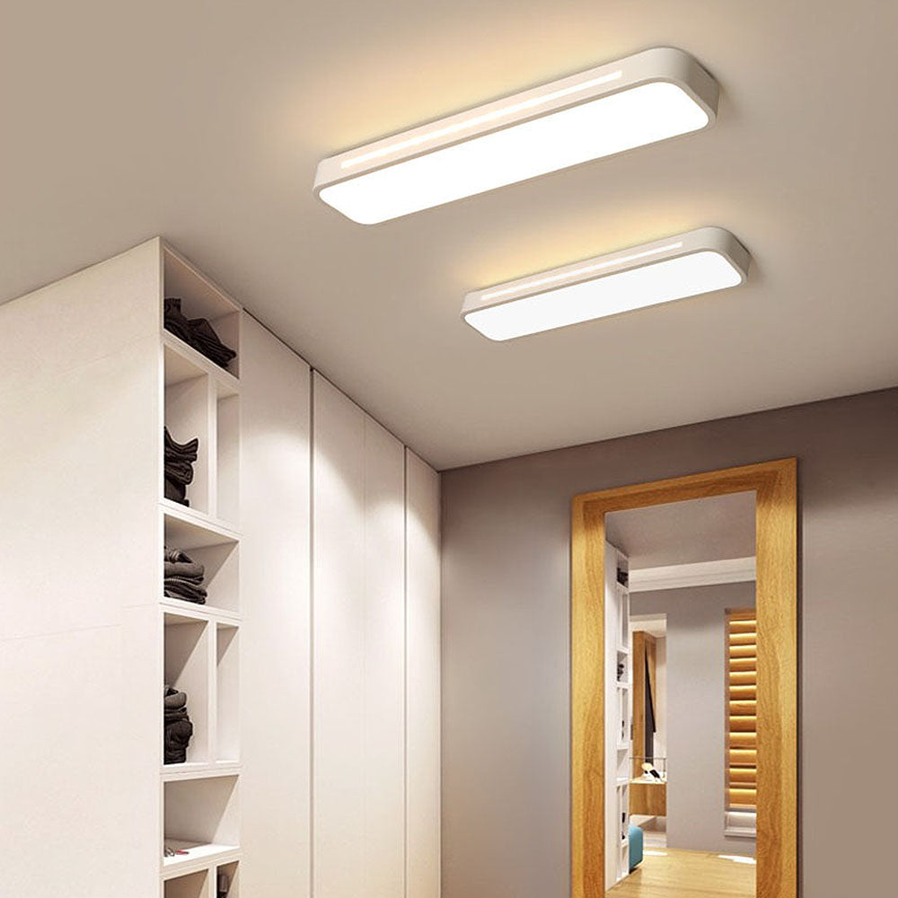 Minimalistisk Lang LED Loftlampe til Moderne Rum