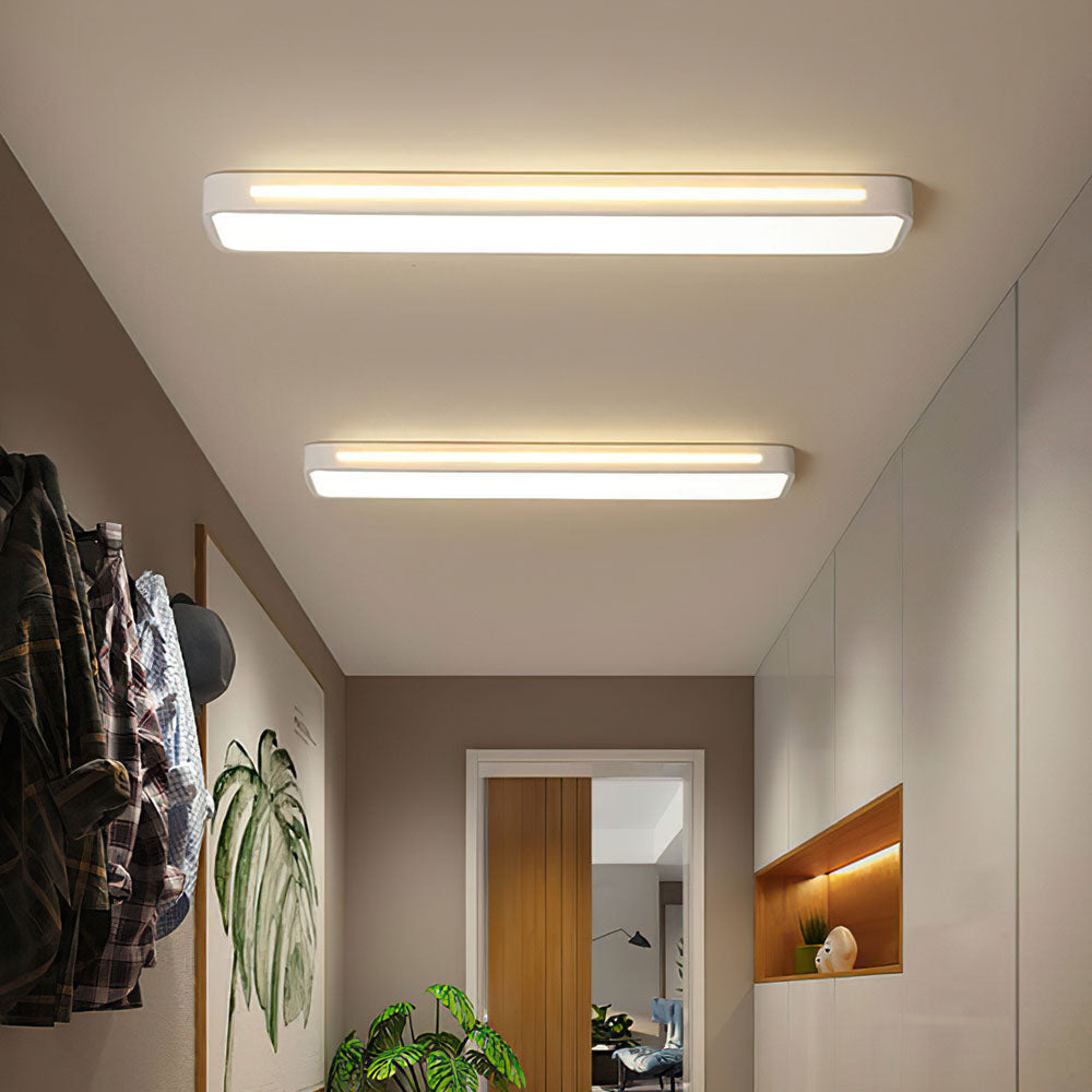 Minimalistisk Lang LED Loftlampe til Moderne Rum