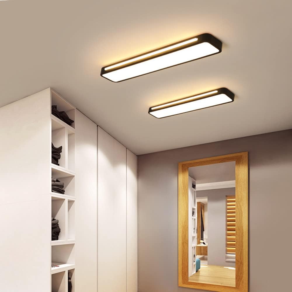 Minimalistisk Lang LED Loftlampe til Moderne Rum