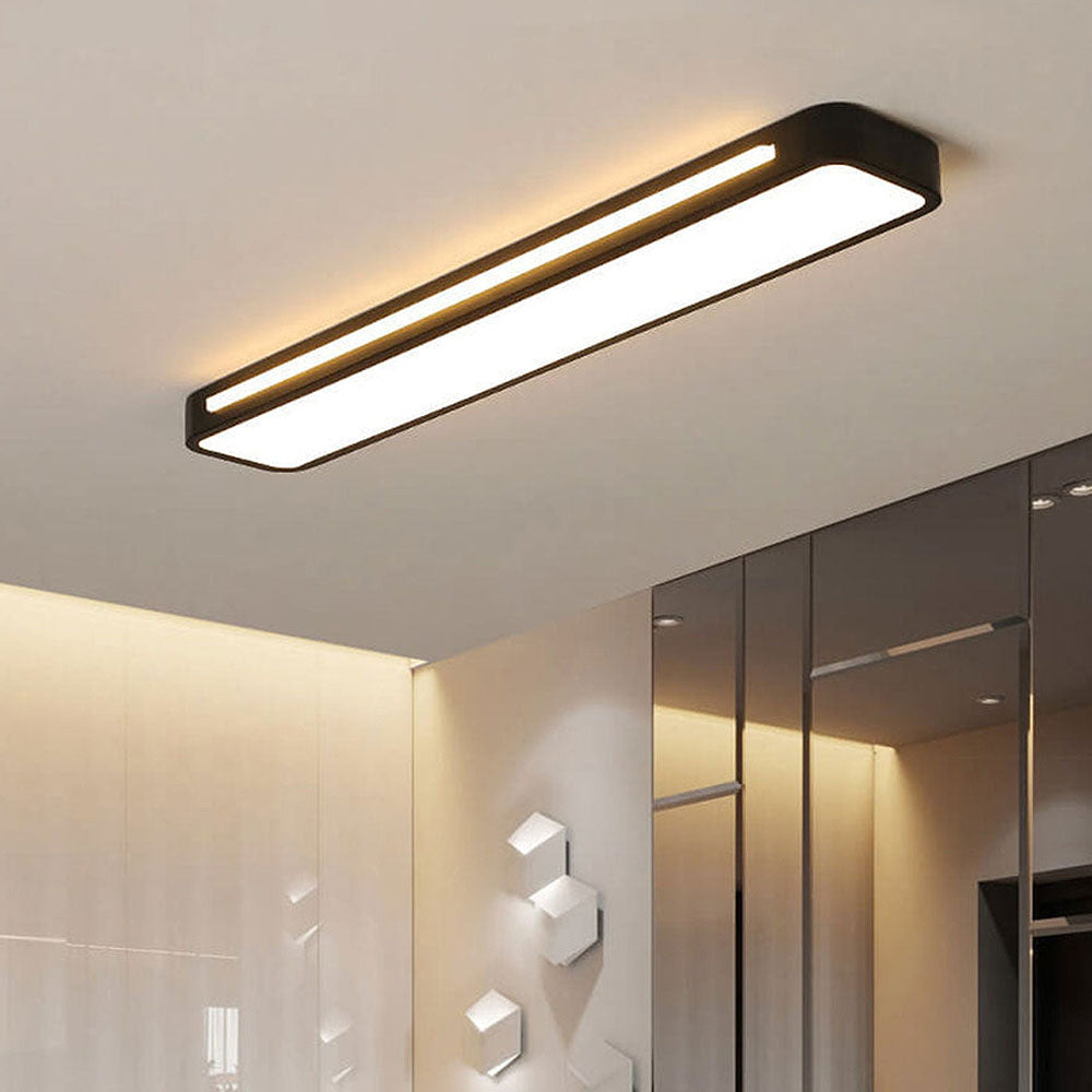 Minimalistisk Lang LED Loftlampe til Moderne Rum