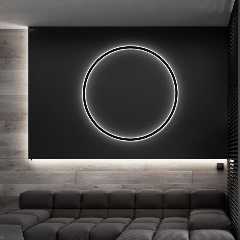 NovaHalo LumaNova Rund Væglampe til Moderne Minimalistiske Interiører