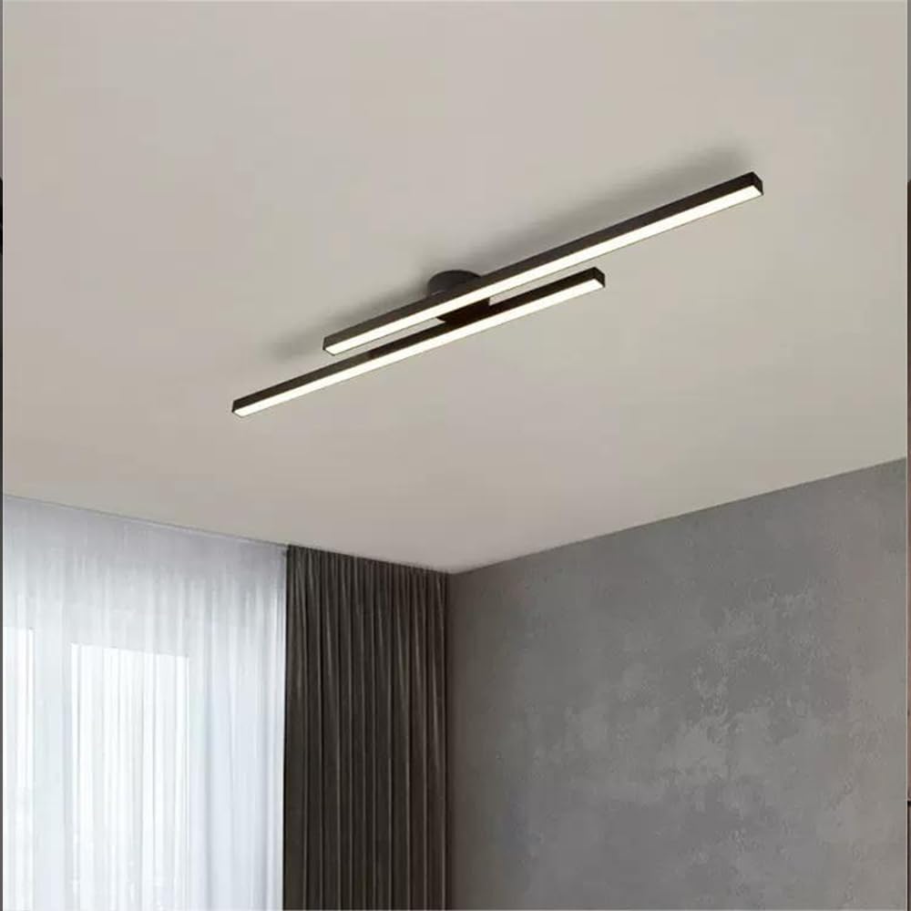 Moderne Aluminium Semi Flush Mount LED Loftlampe