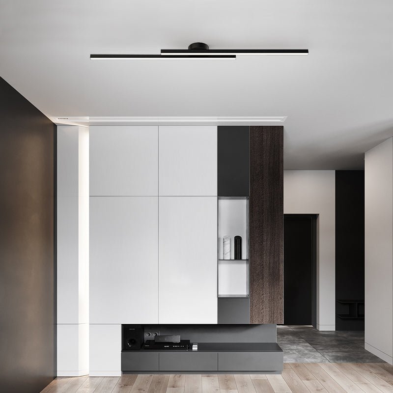 Moderne Aluminium Semi Flush Mount LED Loftlampe
