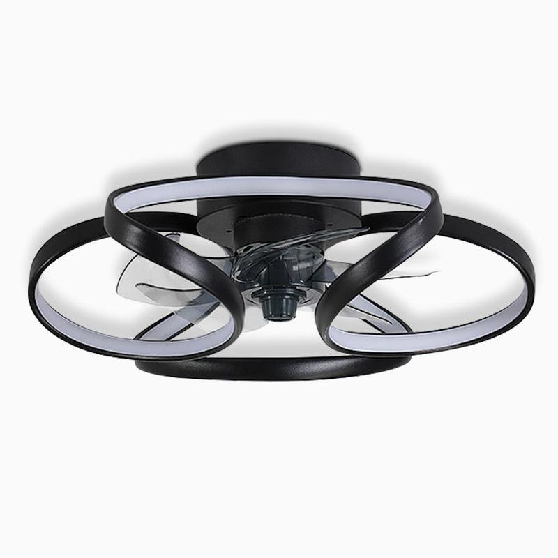 Moderne Blomst LED Loftventilator Lys med Fjernbetjening