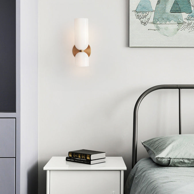 Moderne Glas Twin Væglampe til Stilfulde Interiører