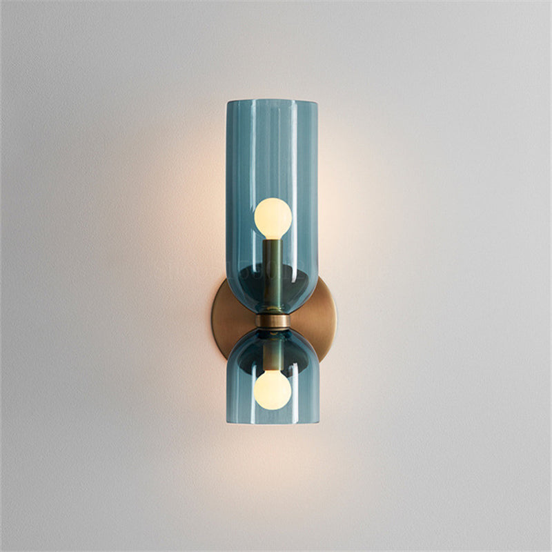 Moderne Glas Twin Væglampe til Stilfulde Interiører