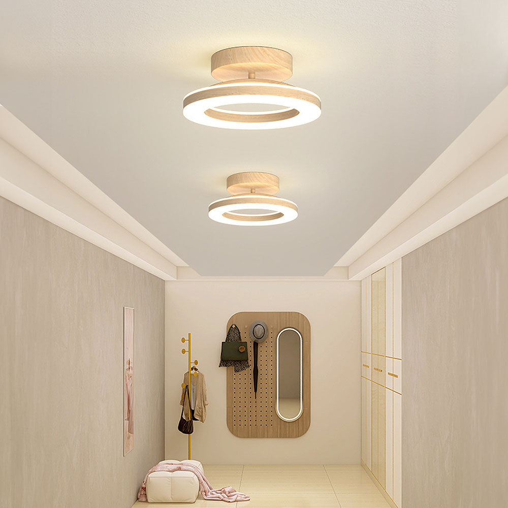 Moderne Glow Disc Loftlampe - Neutral Glow Design