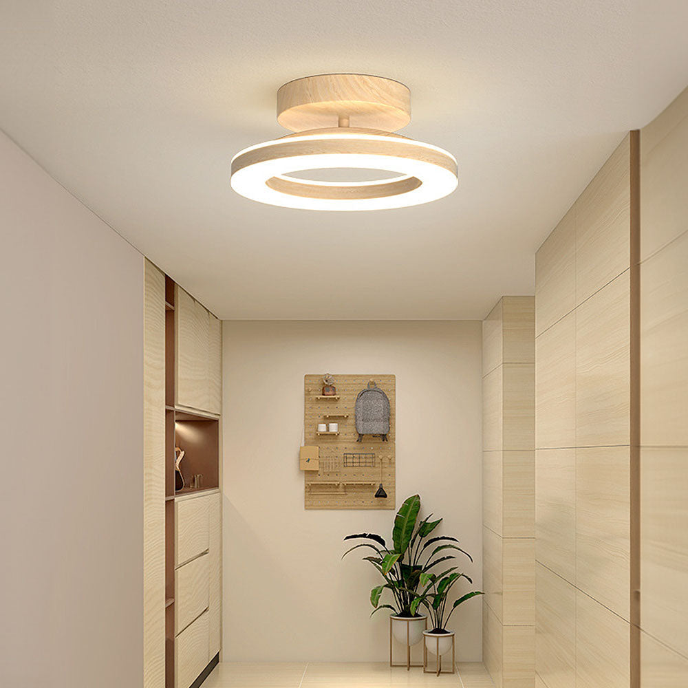 Moderne Glow Disc Loftlampe - Neutral Glow Design