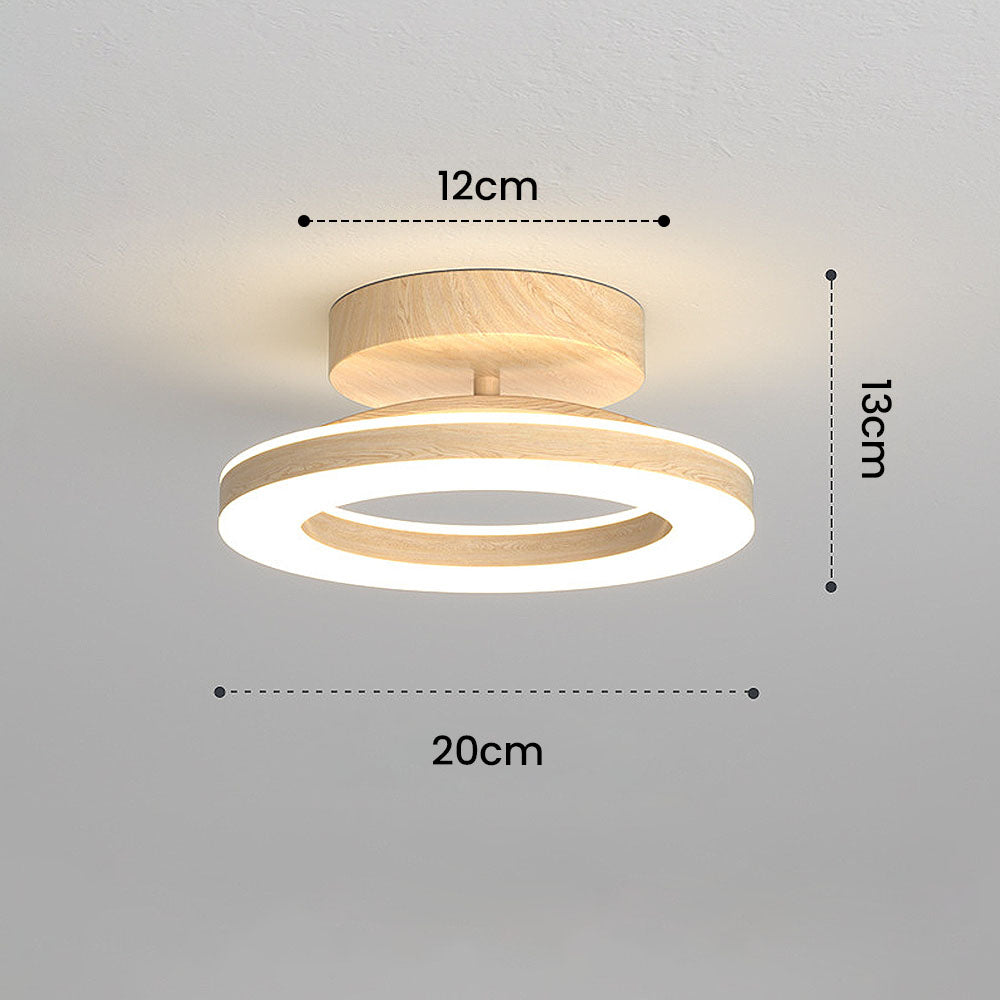 Moderne Glow Disc Loftlampe - Neutral Glow Design