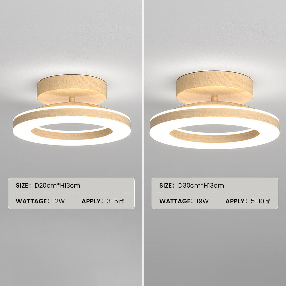 Moderne Glow Disc Loftlampe - Neutral Glow Design