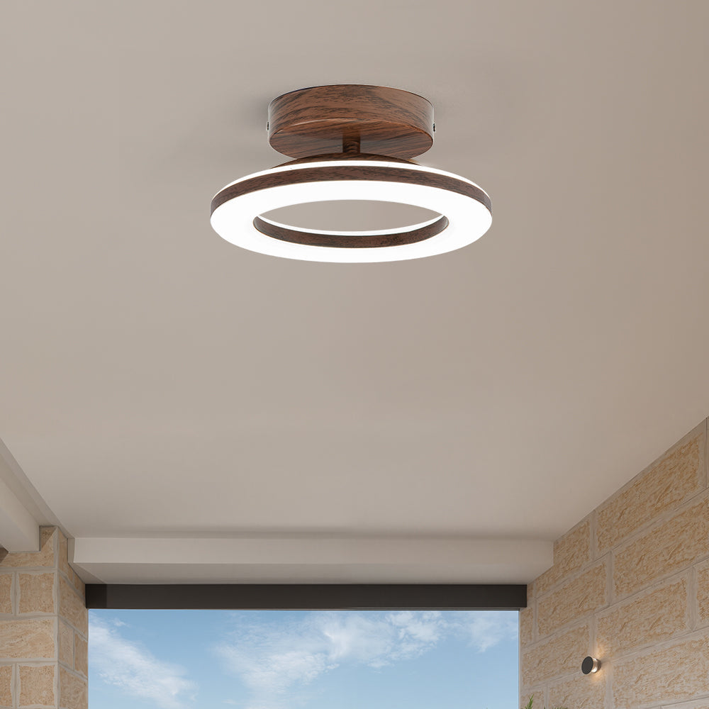 Moderne Glow Disc Loftlampe - Neutral Glow Design