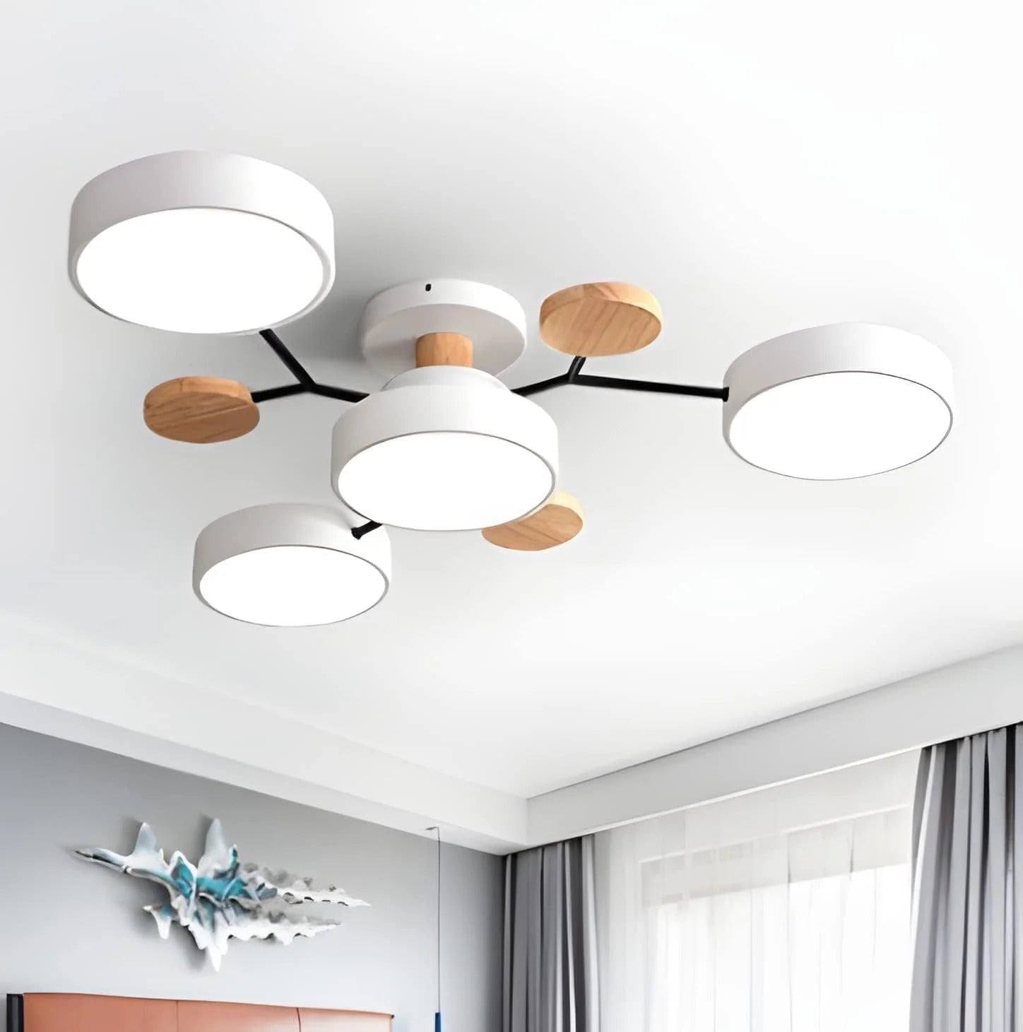 Moderne LED Loftlampe Kranse til Stuen