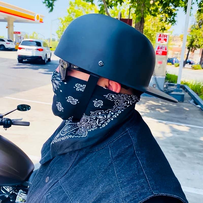 RoverGuard Baseball Cap Motorcykel DOT Hjelm Med Komfortabel Pasform