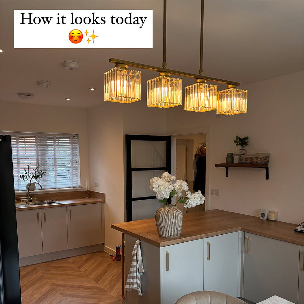 Multi-Light Glas Pendellampe til Køkkenø