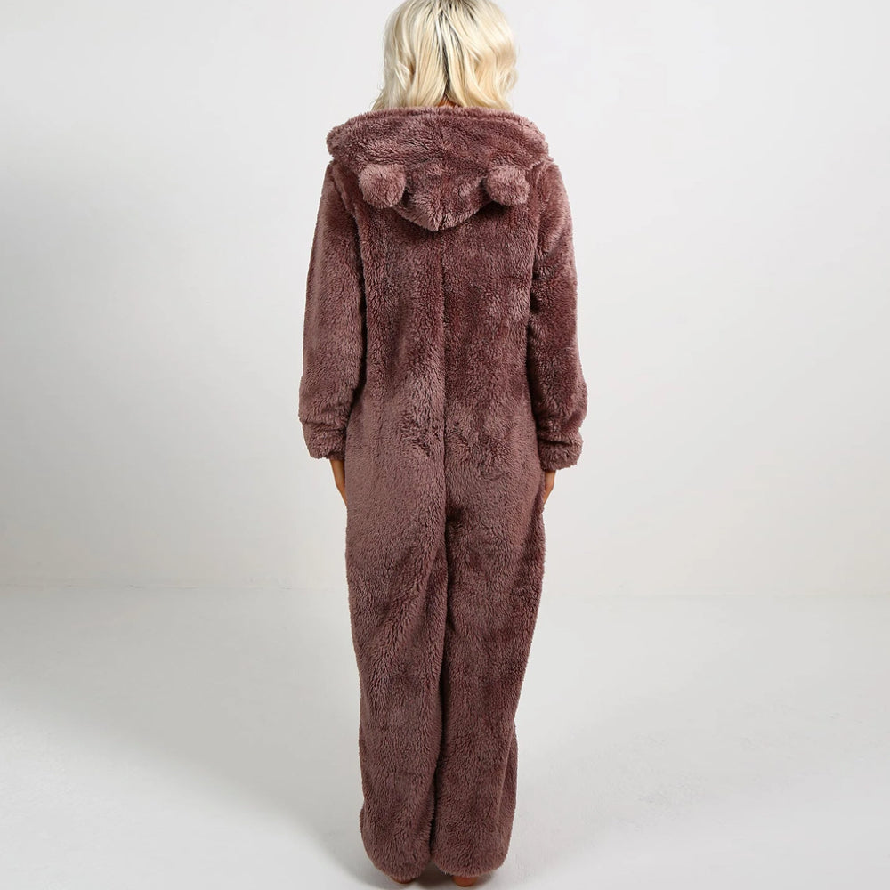 Onesie Jumpsuit til kvinder | Fleece Overalls | Schmusi