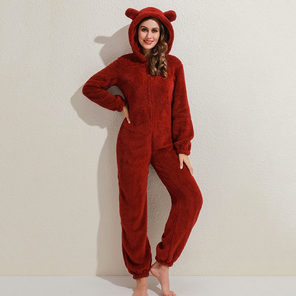 Onesie Jumpsuit til kvinder | Fleece Overalls | Schmusi