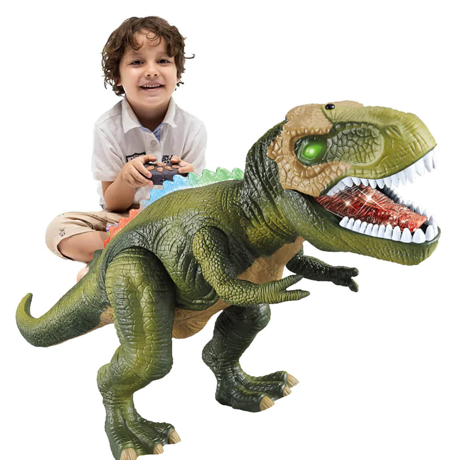 Jurassic Rover Fjernbetjent Dino Legetøj med Gåen og Brøl
