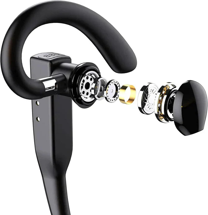 Trucker Dual Mic Trådløs Bluetooth 5.1 Støjreducerende Headset/Øretelefon