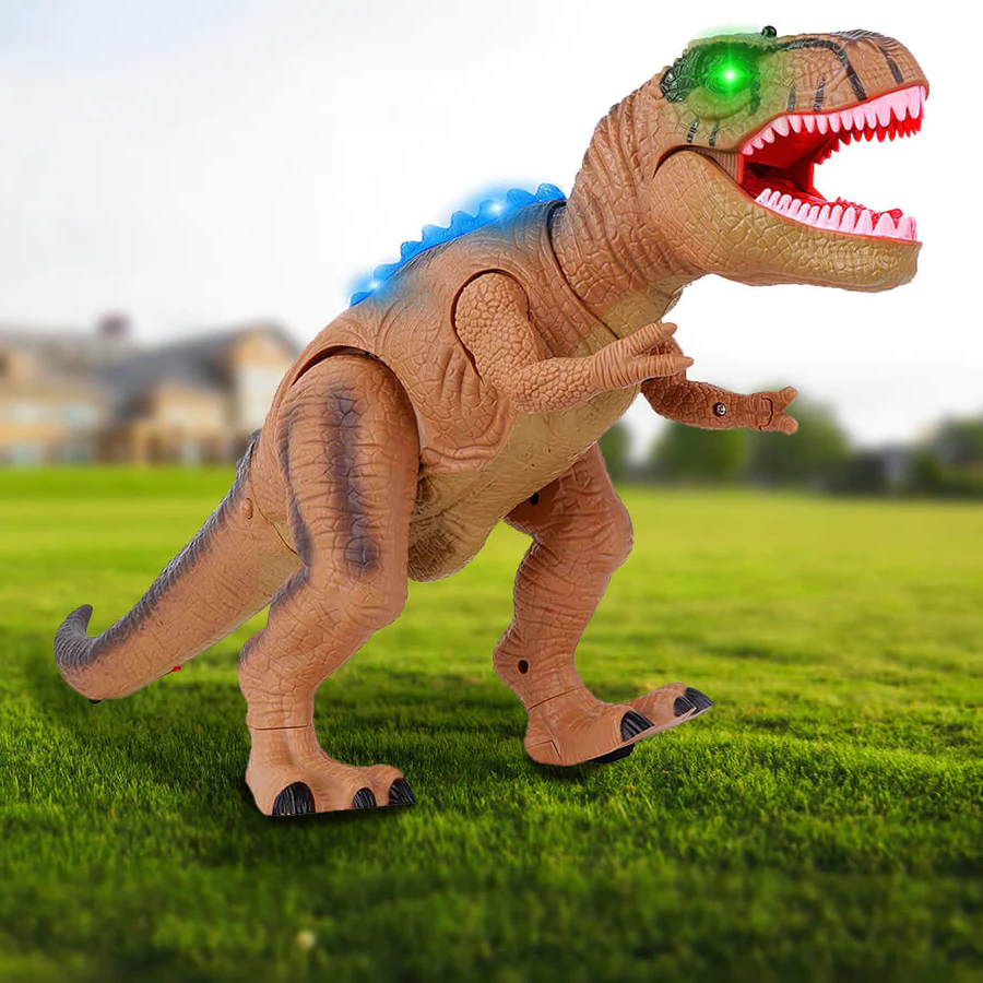 Jurassic Rover Fjernbetjent Dino Legetøj med Gåen og Brøl
