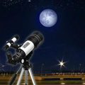 Udforsk stjernerne med lethed - Professionelt teleskop med stativ & 150x zoom til måneobservation